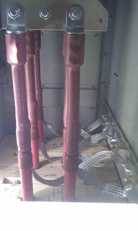 11kV Raychem Heat Shrink Cable Terminations Connecting Single Core XLPE AWA BS6622 Cables